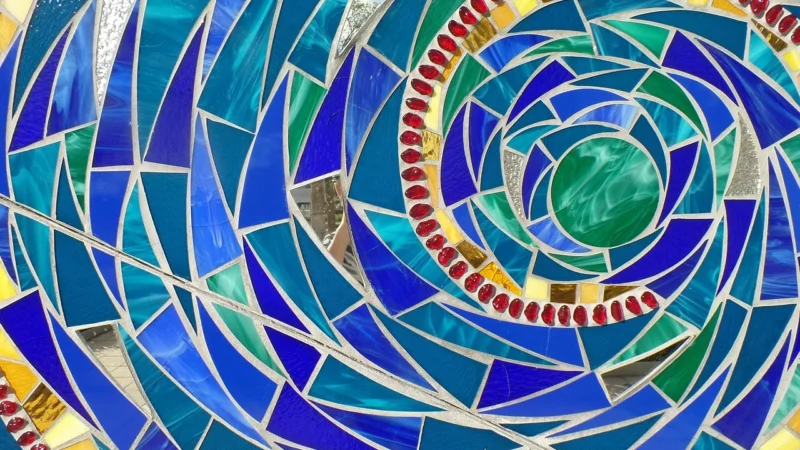 Aparici Grunge Blue Lappato Mosaico 29,75×29,75