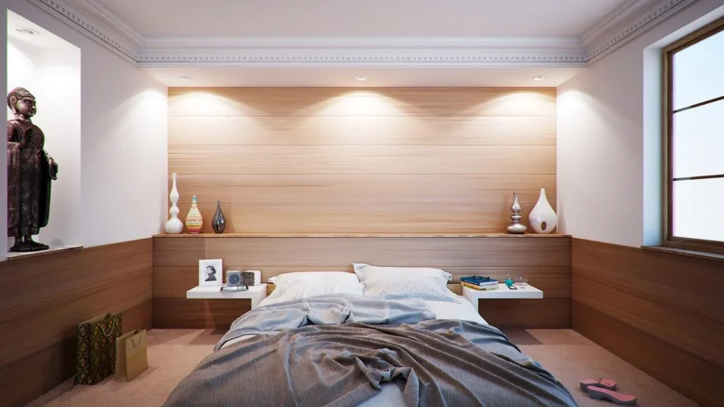 Parawan 3-częściowy – Tęczowe miasteczko [Room Dividers] 135×172