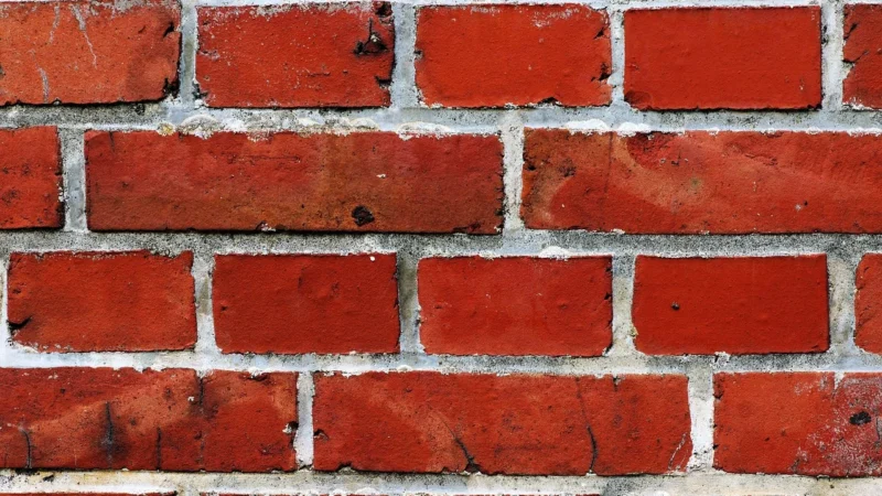 Tulup Zegar Ścienny Kwadrat Mur Z Cegły (Plzsk30X30Nn201754925)