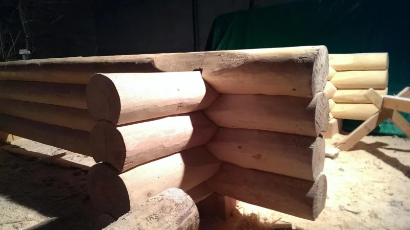 Wiata na drewno, stal galwanizowana, 330 x 92 x 15